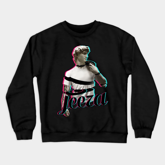 Jeeza Adam Crewneck Sweatshirt by Jeeza